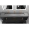 Castello Usa Nile 84-inch Black Vanity Set with Gray Top and Gold Handles CB-MC-84BLK-GLD-2053-GR - alternate 3